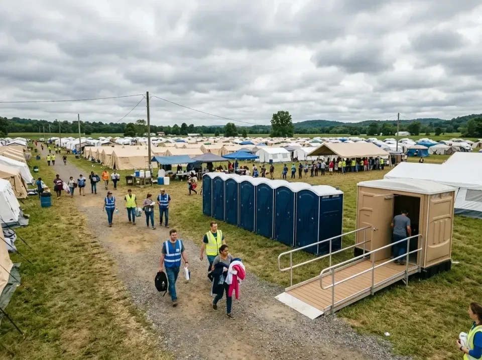 disaster-relief-camp-restrooms-010 — frequently asked questions, Dumpster & Portable Bathrooms Rental in Polk City, IA